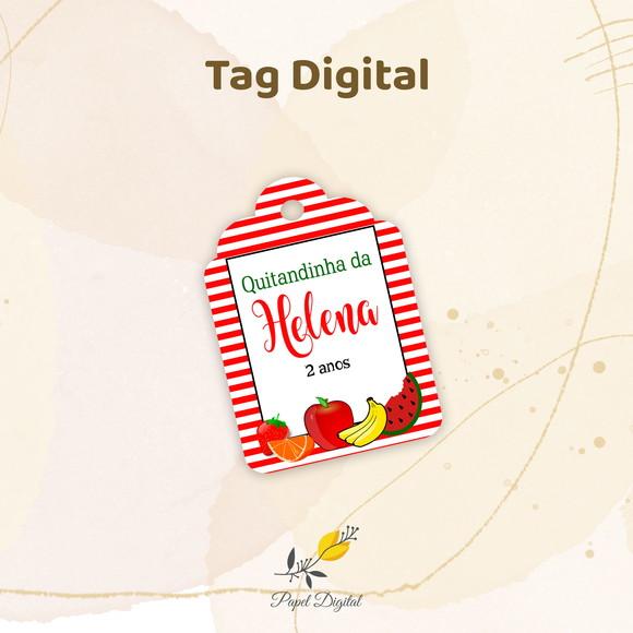 Tag Digital Frutas Modelo 1