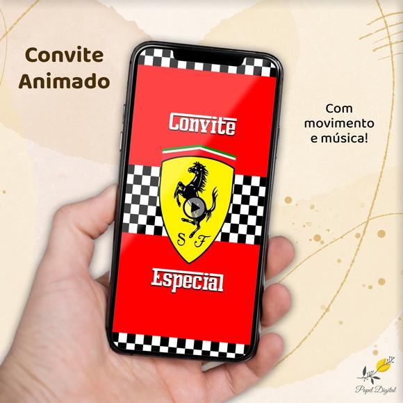 Convite Animado (vídeo) Ferrari