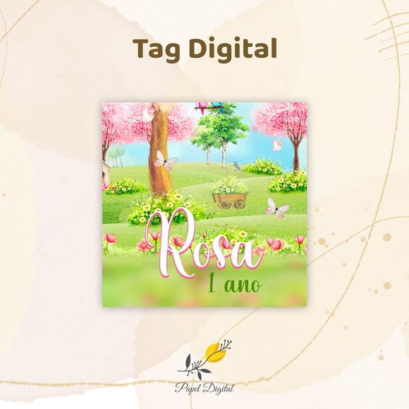 Tag Digital Jardim Modelo 5