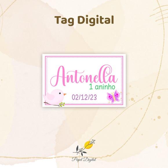 Tag Digital Jardim Modelo 3