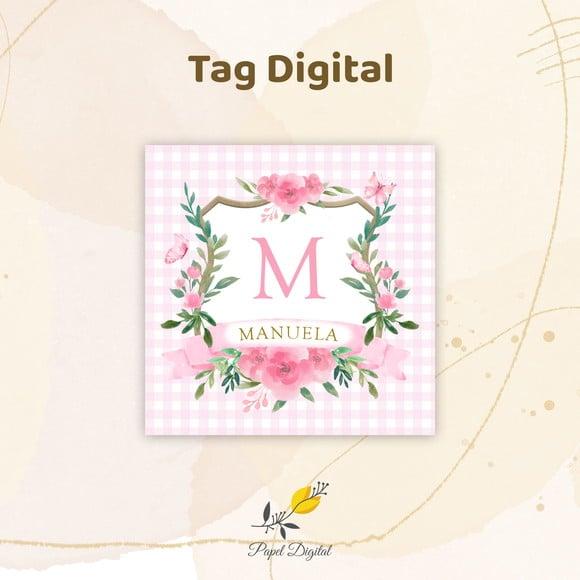 Tag Digital Jardim Modelo 4