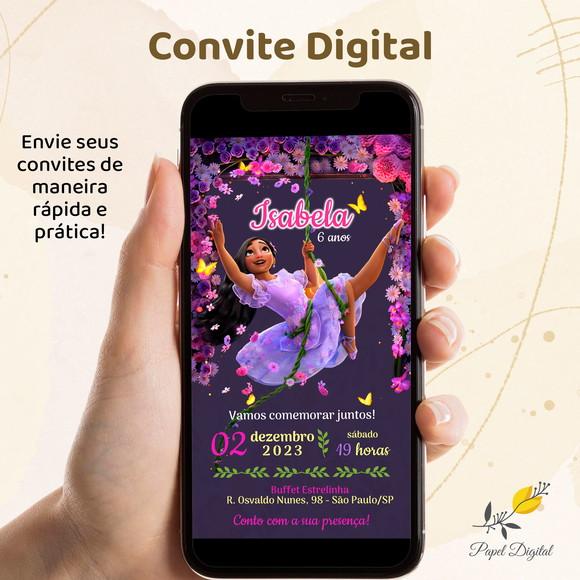 Convite Digital Encanto Modelo 5