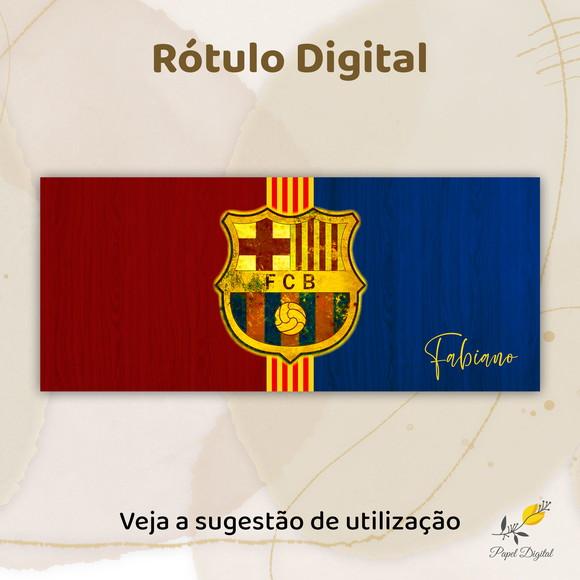 Convite Digital Futebol Barcelona Modelo 2