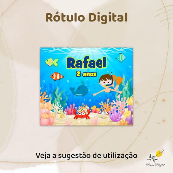 Rótulo Digital Fundo do Mar