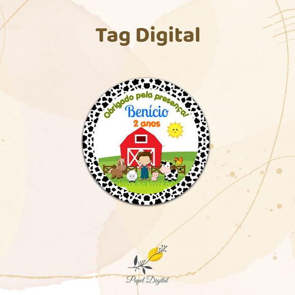 Tag Digital Fazendinha Modelo 2