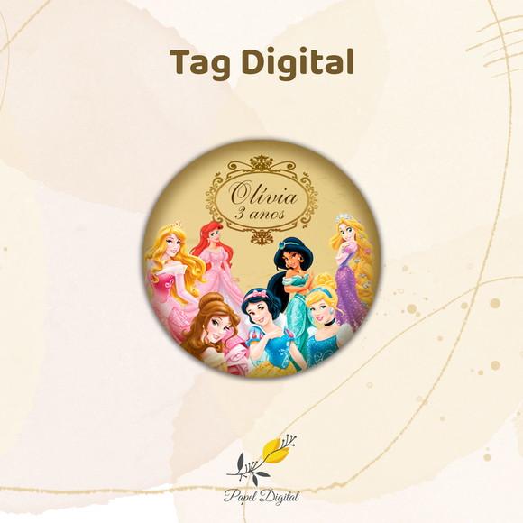 Tag Digital Princesas Disney