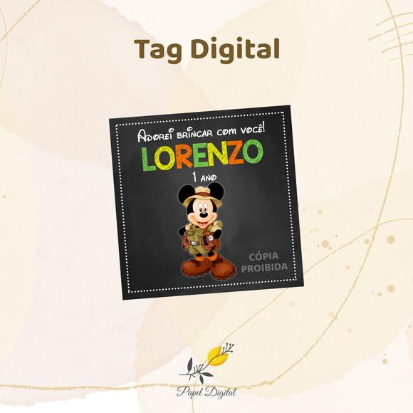 Tag Digital Mickey Modelo 2