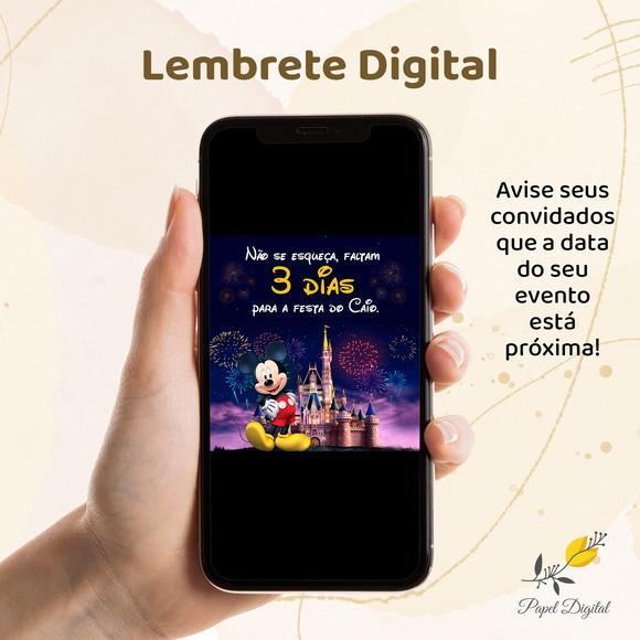 Lembrete Digital Mickey Modelo 2