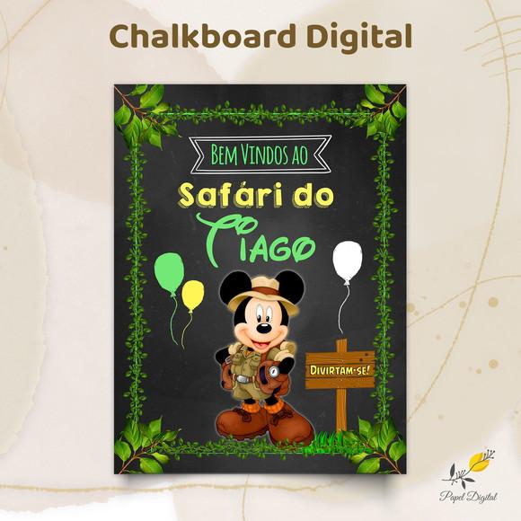Chalkboard Digital Mickey Modelo 13