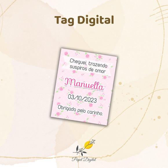 Tag Digital Chá de Bebê