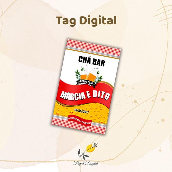 Tag Digital Chá Bar Modelo 2