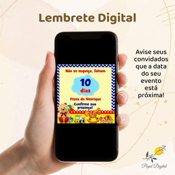 Lembrete Digital Brinquedos Modelo 2