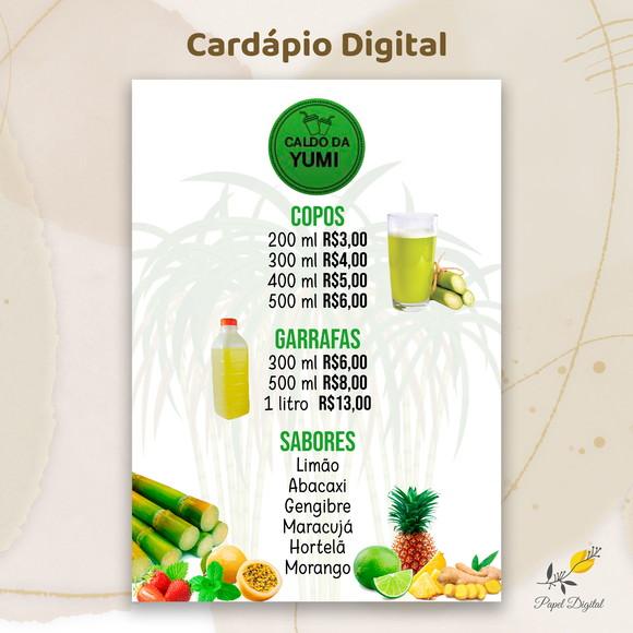 Cardápio Digital Modelo 40