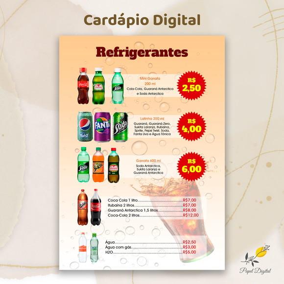 Cardápio Digital Modelo 33