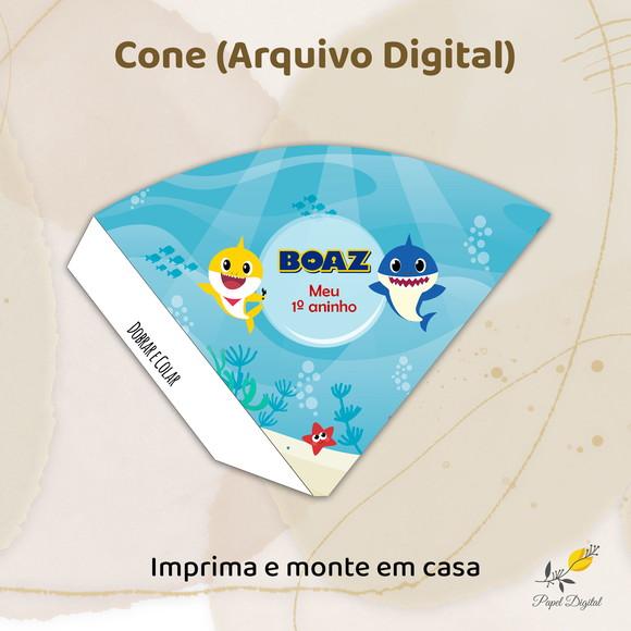 Cone (arquivo Digital) Baby Shark