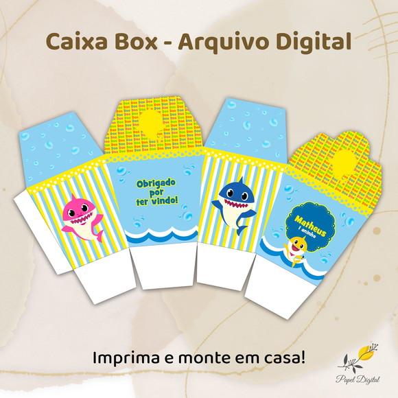 Caixa Box (arquivo Digital) Baby Shark