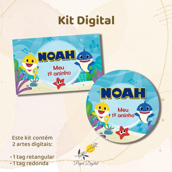 Kit Digital Baby Shark Modelo 1