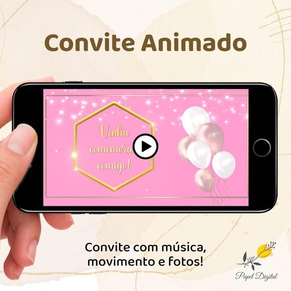 Convite Animado (vídeo) Tema Neutro