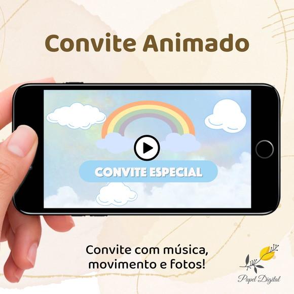 Convite Animado (vídeo) Tema Neutro