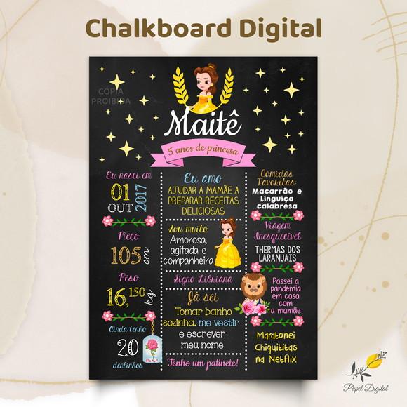 Chalkboard Digital Bela Modelo 7