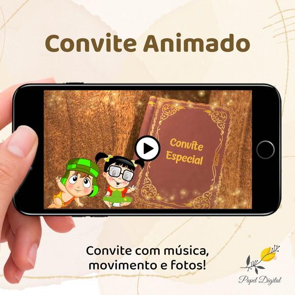 Convite Animado (vídeo) Chaves e Chiquinha Baby
