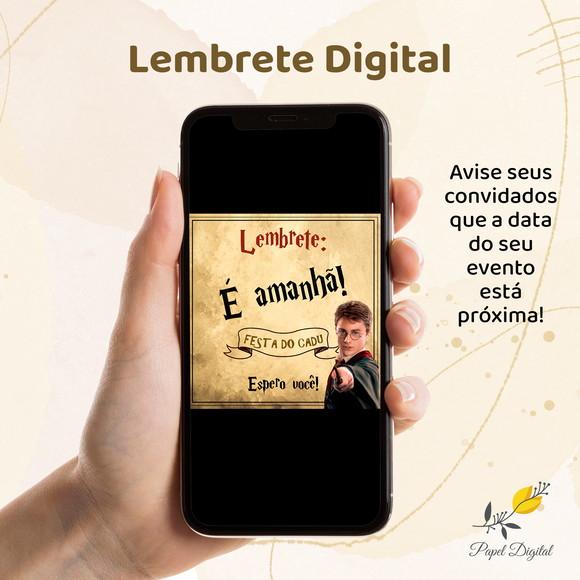 Lembrete Digital Harry Potter