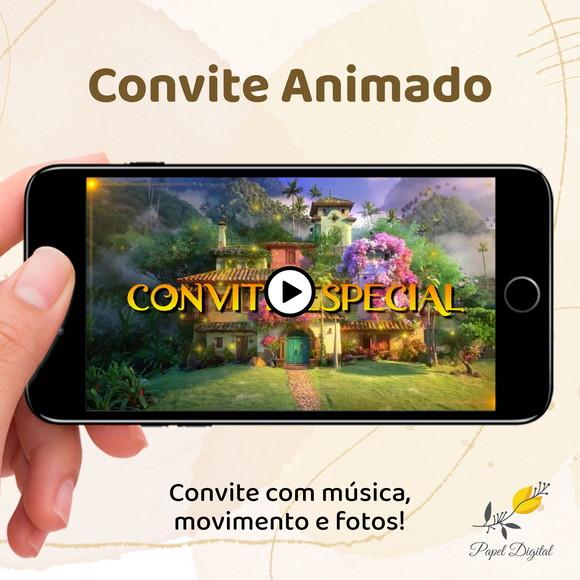 Convite Animado (vídeo) Encanto