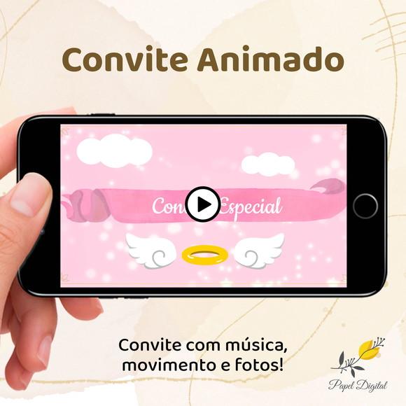 Convite Animado Batizado