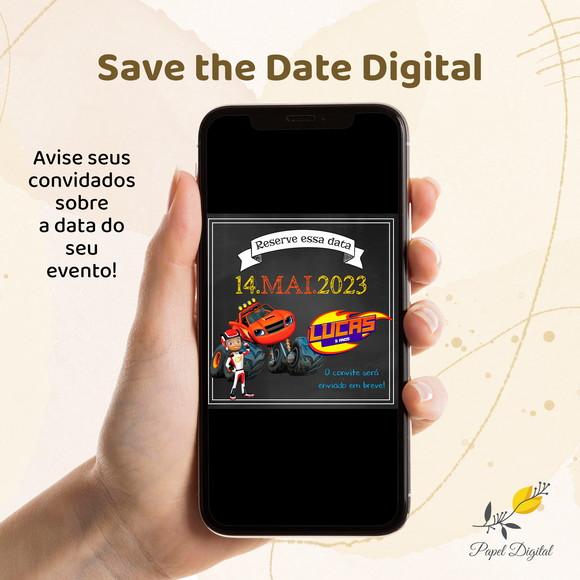 Save The Date Digital Blaze And The Monster Machines