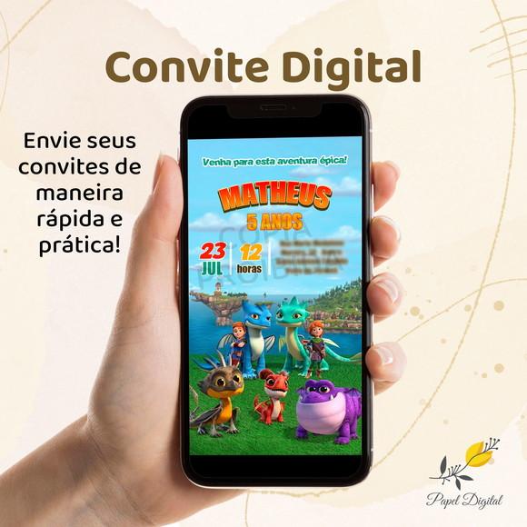 Convite Digital Equipe de Resgate