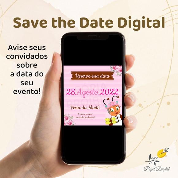 Save The Date Digital Dona Baratinha