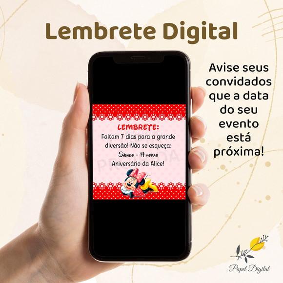 Lembrete Digital Minnie Modelo 2
