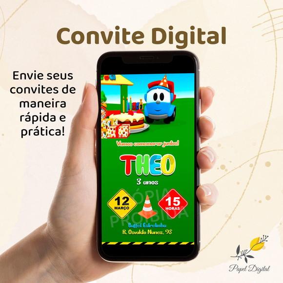 Convite Digital Léo o Caminhão