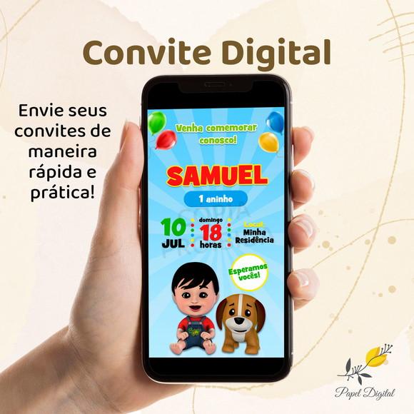 Convite Digital Bento E Totó