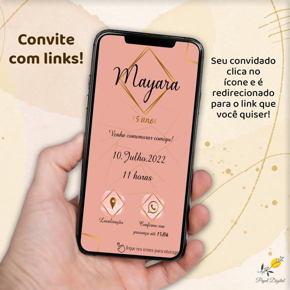Convite Interativo 15 Anos