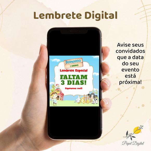 Lembrete Digital Fazendinha
