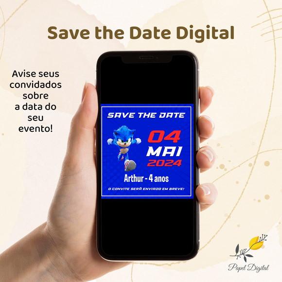 Save The Date Digital Sonic