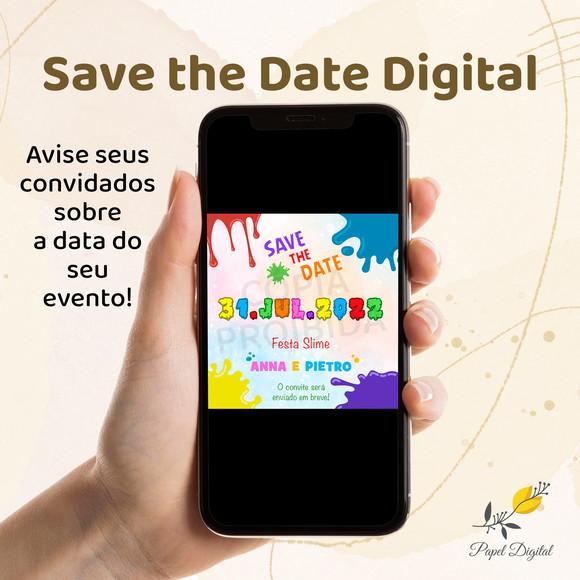 Save The Date Digital Slime