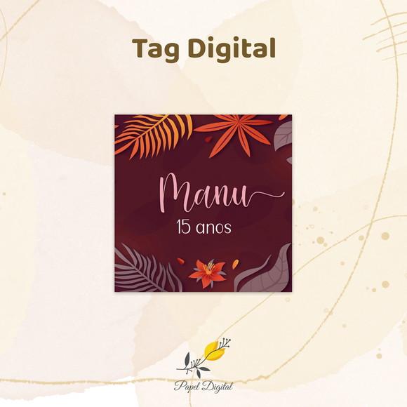Tag Digital Tropical Modelo 2
