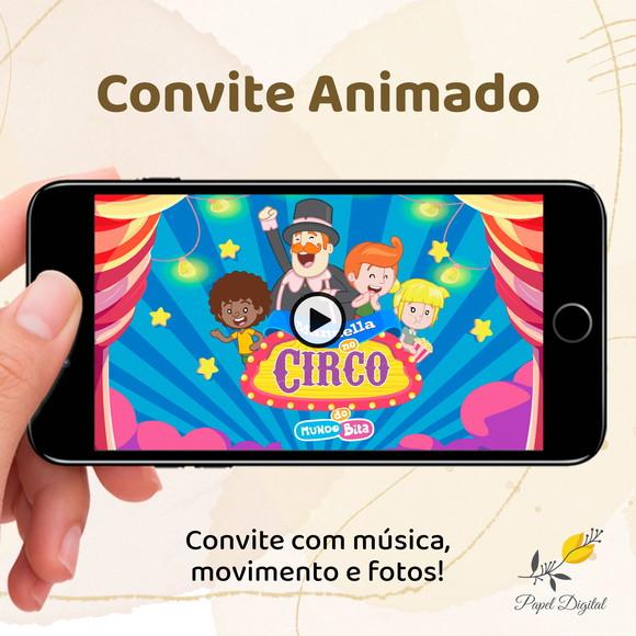 Convite Animado (vídeo) Circo do Bita