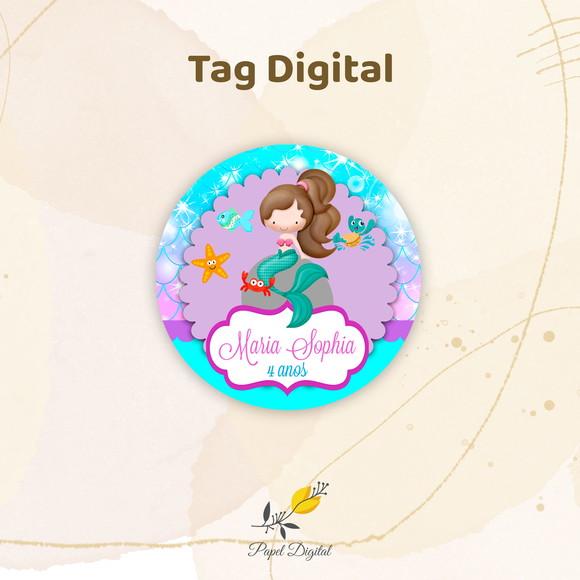 Tag Digital Sereia Modelo 3