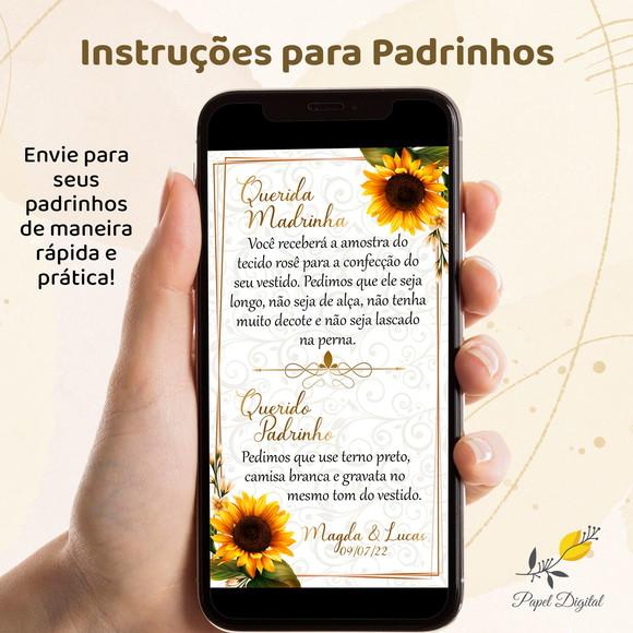 Instruções para Padrinhos Digital