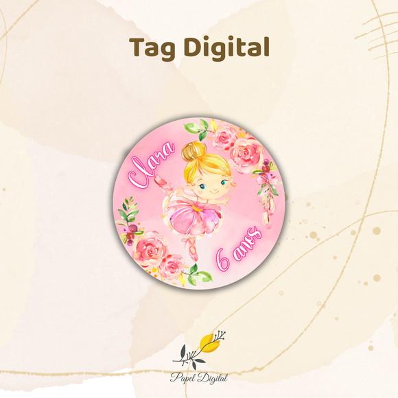Tag Digital Bailarina Modelo 2