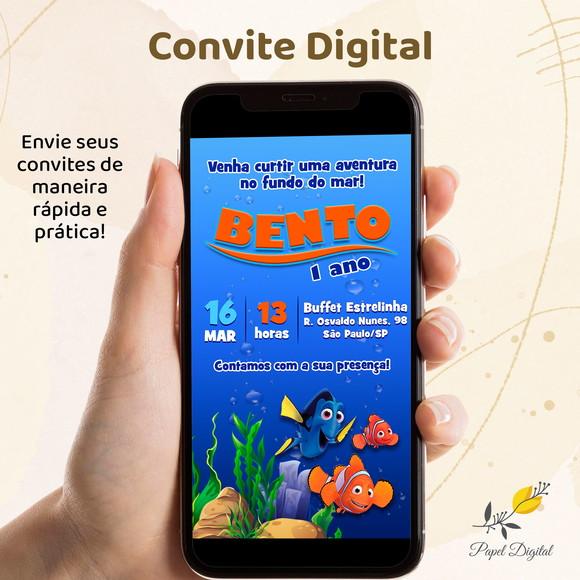 Convite Digital Nemo Modelo 2