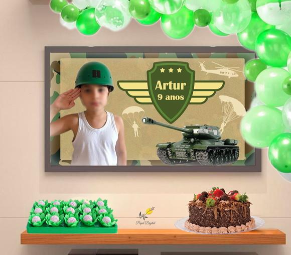 Arte Personalizada para TV - Festa no Rack
