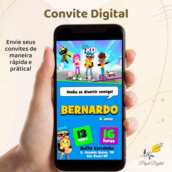 Convite Digital Pk Xd Modelo 1