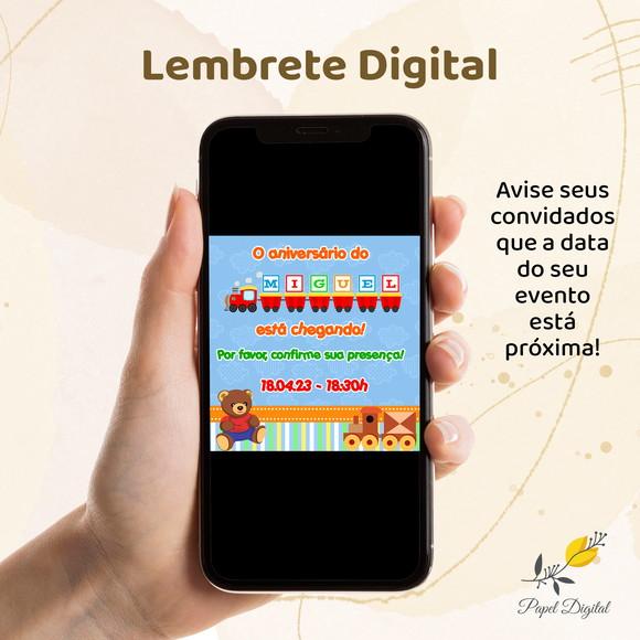Lembrete Digital Brinquedos