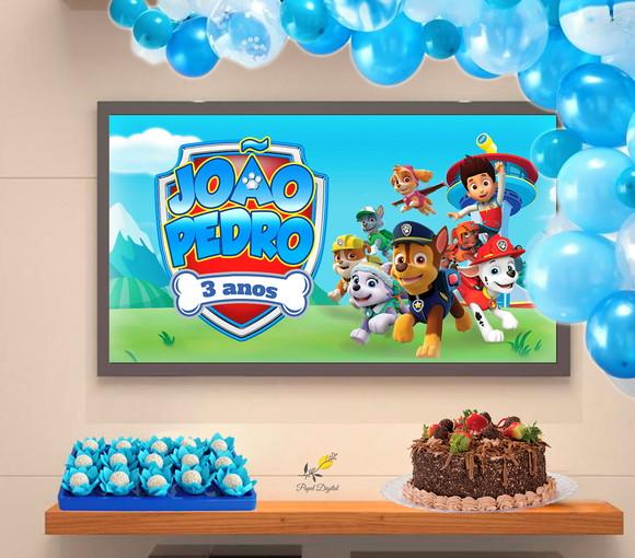 Arte Personalizada para TV - Festa no Rack