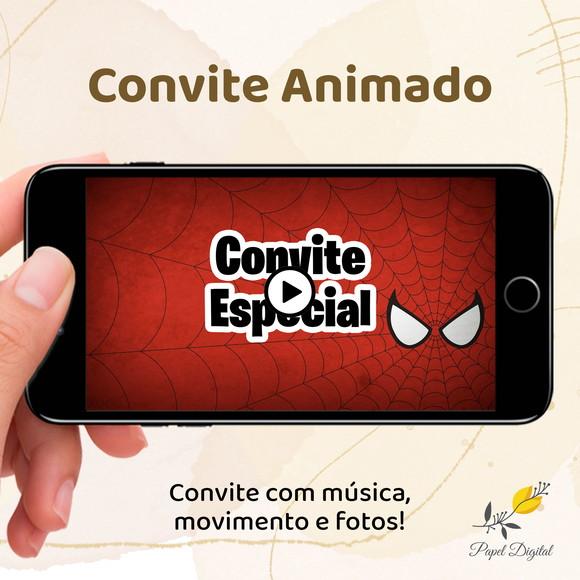 Convite Animado (vídeo) Home Aranha no Aranhaverso