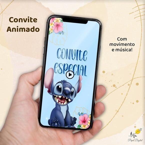 Convite Animado (vídeo) Stitch
